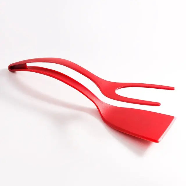 Nonstick 2 in 1 Nylon Grip Flip Spatula