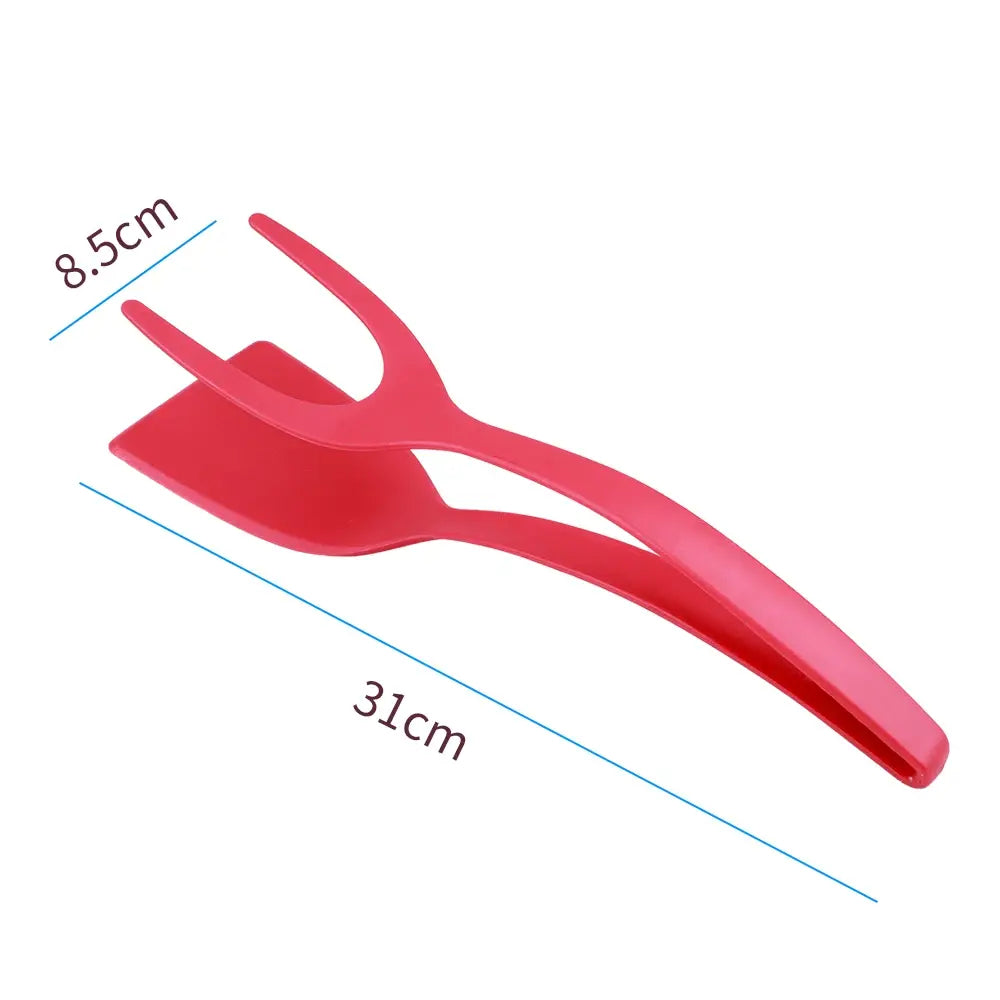 Nonstick 2 in 1 Nylon Grip Flip Spatula